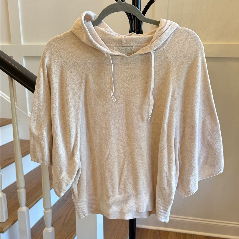 Barefoot Dreams Cream Hooded Sweater
